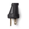 Easylife Tech 15 A 125 V Grounded Repl Plug Straight Blade Polarized (black), PK 40 0-1101-N-PK